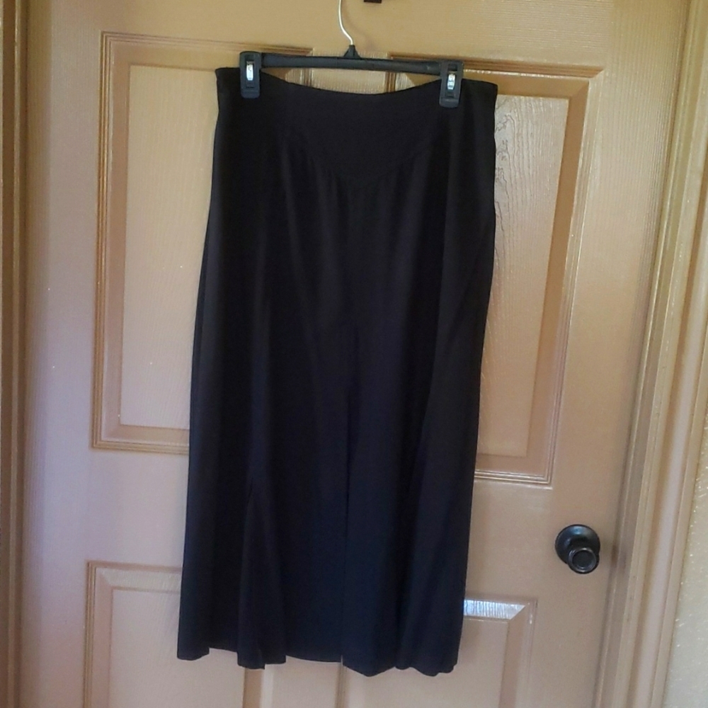 Coldwater Creek Classic Black A-Line Skirt